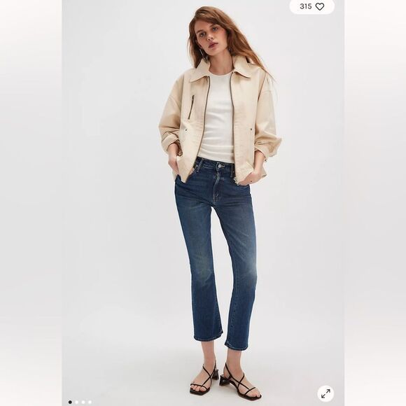 New MOTHER The Insider Ankle Jeans Mind Games Size 26 - Picture 16 of 16